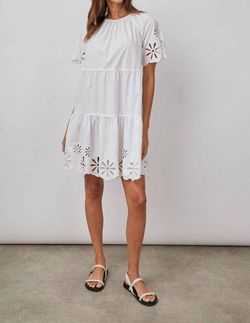 Style 1-1898701474-2901 Rails White Size 8 Sorority Sorority Rush Mini Cocktail Dress on Queenly