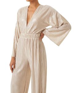 Style 1-1933780889-2696 Misa Los Angeles White Size 12 Jewelled V Neck Free Shipping Jumpsuit Dress on Queenly