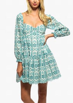 Style 1-2194936073-2168 Shoshanna Green Size 8 Sleeves Cocktail Dress on Queenly