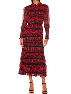 Style 1-2239491229-3011 STEVE MADDEN Red Size 8 Sleeves Floral Cocktail Dress on Queenly