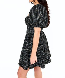 Style 1-2280573024-2901 BUDDYLOVE Black Size 8 Sorority Rush Fitted Sleeves Corset Cocktail Dress on Queenly