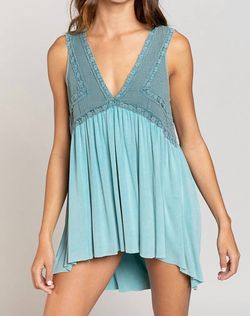 Style 1-2306194282-2793 POL Blue Size 12 Mini Turquoise Tall Height Cocktail Dress on Queenly