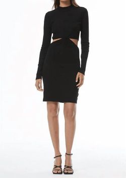 Style 1-2342085763-2901 young fabulous & broke Black Size 8 Sleeves Long Sleeve Cocktail Dress on Queenly