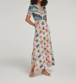 Style 1-2443461686-1498 SALONI Blue Size 4 Free Shipping Cocktail Dress on Queenly