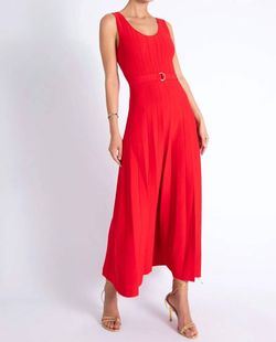 Style 1-2525920861-2901 Karina Grimaldi Red Size 8 Belt Cocktail Dress on Queenly