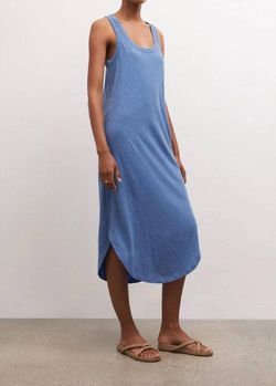 Style 1-2649937325-3011 Z Supply Blue Size 8 Casual Sunday Cocktail Dress on Queenly