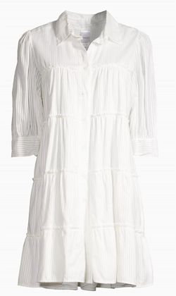 Style 1-2856726013-3011 peixoto White Size 8 Summer Sleeves Cocktail Dress on Queenly