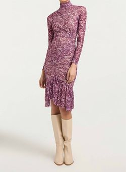 Style 1-2935414431-1498 cinq a sept Multicolor Size 4 Tall Height Polyester Long Sleeve Cocktail Dress on Queenly