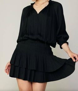 Style 1-3366849255-2696 current air Black Size 12 Polyester Long Sleeve Cocktail Dress on Queenly