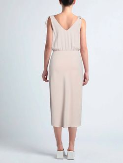 Style 1-3368401263-2901 Amanda Uprichard Nude Size 8 Lace Polyester Cocktail Dress on Queenly