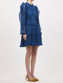Style 1-3404700293-649 Ulla Johnson Royal Blue Size 2 Sleeves Cocktail Dress on Queenly