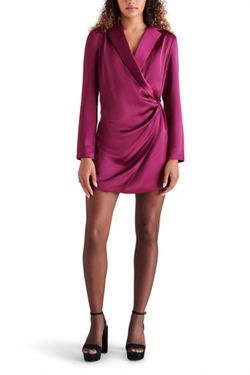 Style 1-3459697247-2791 STEVE MADDEN Pink Size 12 Tall Height Polyester Mini Cocktail Dress on Queenly