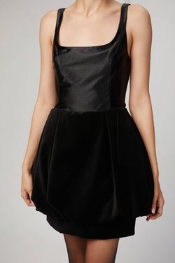 Style 1-3673484160-3236 IN THE MOOD FOR LOVE Black Size 4 Square Neck Free Shipping Mini Cocktail Dress on Queenly