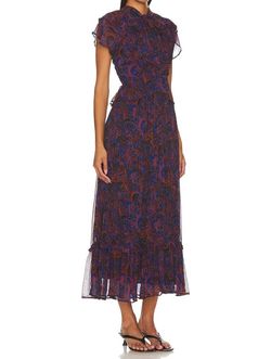 Style 1-3886539227-2901 Cleobella Purple Size 8 Tall Height Cocktail Dress on Queenly