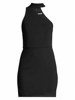Style 1-3964529855-649 alice + olivia Black Size 2 One Shoulder Mini Cocktail Dress on Queenly