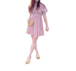 Style 1-457465231-3236 LUSH Pink Size 4 Mini Fitted Casual Cocktail Dress on Queenly