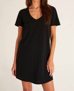 Style 1-490901533-3014 Z Supply Black Size 8 Sleeves Mini Cocktail Dress on Queenly