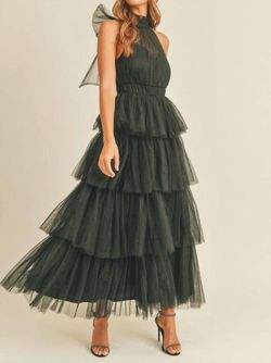 Style 1-617274565-3471 MABLE Black Size 4 Military A-line Dress on Queenly