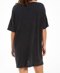 Style 1-893669463-3014 Z Supply Black Size 8 Sorority Summer Sleeves Cocktail Dress on Queenly
