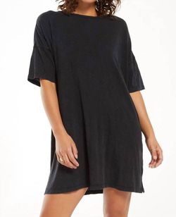 Style 1-893669463-3014 Z Supply Black Size 8 Sleeves Sorority Rush Summer Cocktail Dress on Queenly