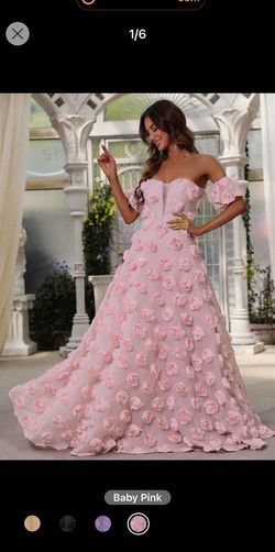 Faeriesty Pink Size 0 Black Tie Jersey Floor Length Straight Dress on Queenly