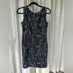 Talbots Blue Size 2 Mini Swoop 50 Off Cocktail Dress on Queenly