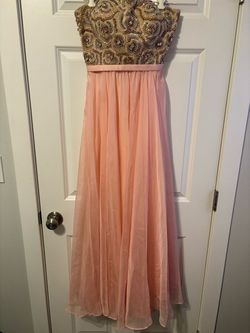 Sherri Hill Pink Size 4 Floor Length Prom Jewelled A-line Dress on Queenly