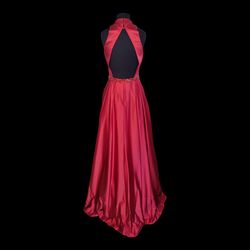 Style 58126 Jovani Red Size 4 Prom Satin 70 Off A-line Dress on Queenly