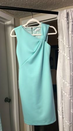 Calvin Klein Green Size 2 Homecoming Pageant Wedding Guest Cocktail Dress on Queenly