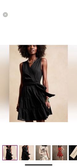 Nine West Black Size 0 Summer Flare Casual Cocktail Dress on Queenly
