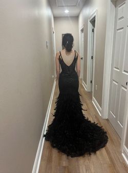 Style C1119 noxanabel Black Size 2 Floor Length 50 Off Short Height Mermaid Dress on Queenly
