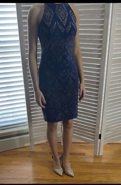 Blue Size 00 Cocktail Dress on Queenly