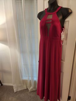 Gianni Bini Pink Size 12 Floor Length 50 Off Wedding Guest Plus Size A-line Dress on Queenly