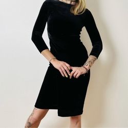 Banana Republic Black Size 0 Long Sleeve 50 Off Mini Cocktail Dress on Queenly