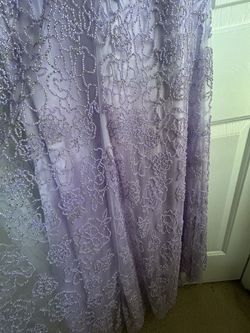 Sherri Hill Light Purple Size 8 Prom Lavender Train Dress on Queenly
