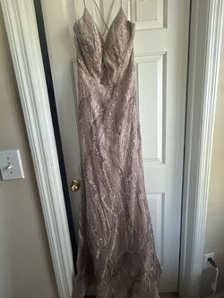 Nox Anabel Pink Size 10 Floor Length Military Pageant Mermaid Dress on Queenly