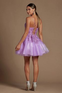 Nox Anabel Purple Size 2 Jersey Prom Appearance Homecoming Cocktail Dress on Queenly
