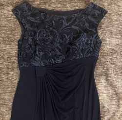 Connected Apparel Blue Size 12 50 Off Jersey A-line Dress on Queenly
