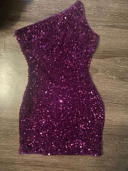 Portia and Scarlett Purple Size 00 Nightclub Homecoming Cocktail Dress on Queenly