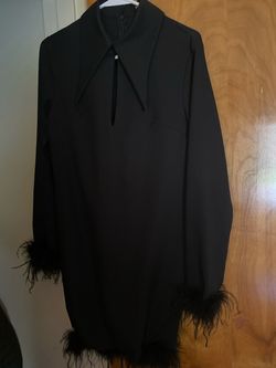 Shein Black Size 4 Jersey Graduation Blazer Sorority Formal Appearance Straight Dress on Queenly