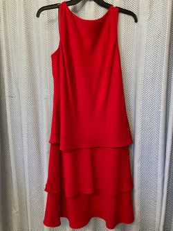 Evan picone Red Size 10 50 Off Sunday Best Cocktail Dress on Queenly
