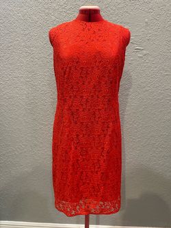 Diane Von Furstenberg Red Size 12 70 Off Plus Size Cocktail Dress on Queenly
