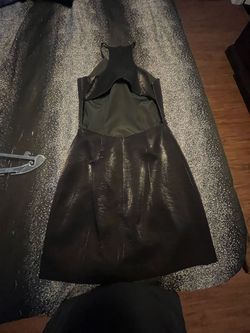Sherri Hill Black Size 0 High Neck Homecoming Mini Cocktail Dress on Queenly