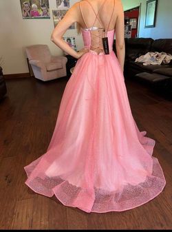 Sherri Hill Pink Size 00 Free Shipping Jersey Short Height Ball gown on Queenly