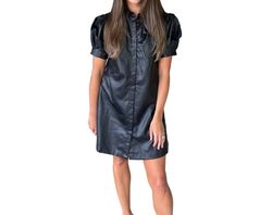 Style 1-11600353-3471 moodie Black Size 4 High Neck Casual Cocktail Dress on Queenly