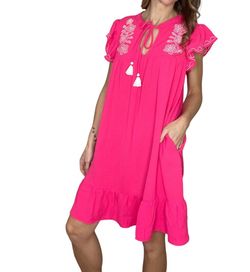 Style 1-1174542357-2791 Haptics Pink Size 12 Tall Height Sorority Rush Sorority Casual Cocktail Dress on Queenly