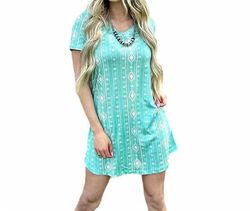 Style 1-1249525093-2901 Sterling Kreek Green Size 8 Summer Casual Polyester Cocktail Dress on Queenly