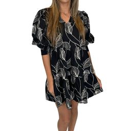 Style 1-1448326904-2696 Phie Collective Black Size 12 Plus Size Floral Tall Height Sorority Cocktail Dress on Queenly
