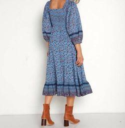 Style 1-1498554922-2696 Cleobella Blue Size 12 Pockets Tall Height Plus Size Cocktail Dress on Queenly