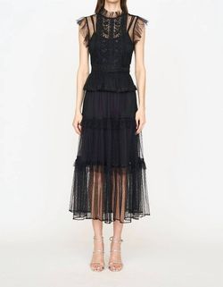 Style 1-1648389377-2168 CHRISTY LYNN Black Size 8 Tulle Wednesday Cocktail Dress on Queenly
